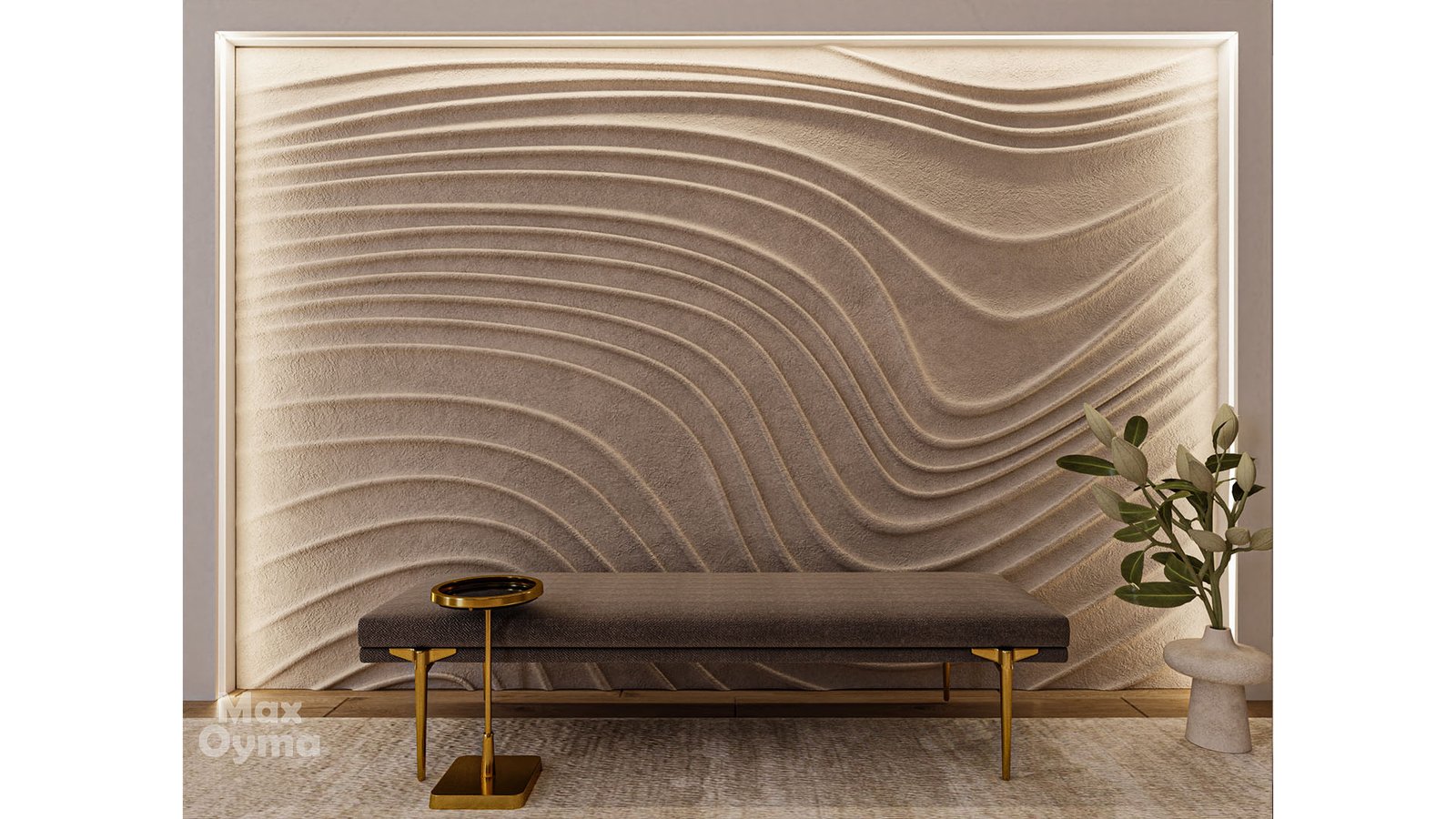 3D panel_G41_RM_STL model for CNC router