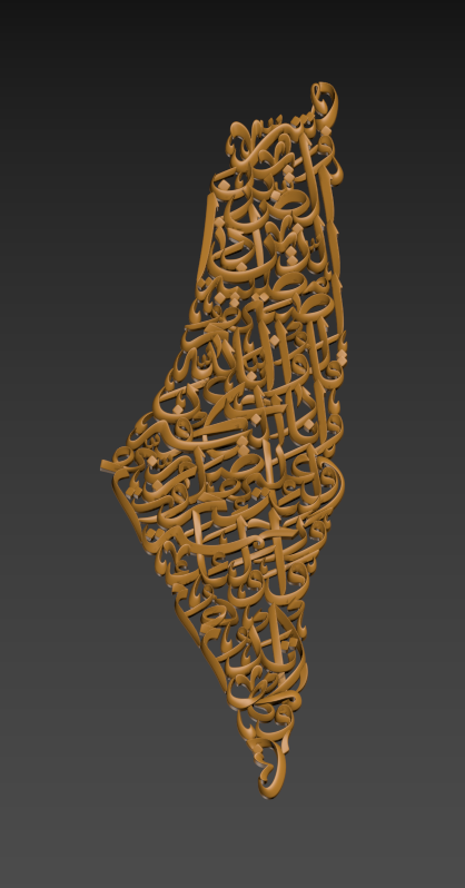 3D panel_G74_KS_STL model for CNC router