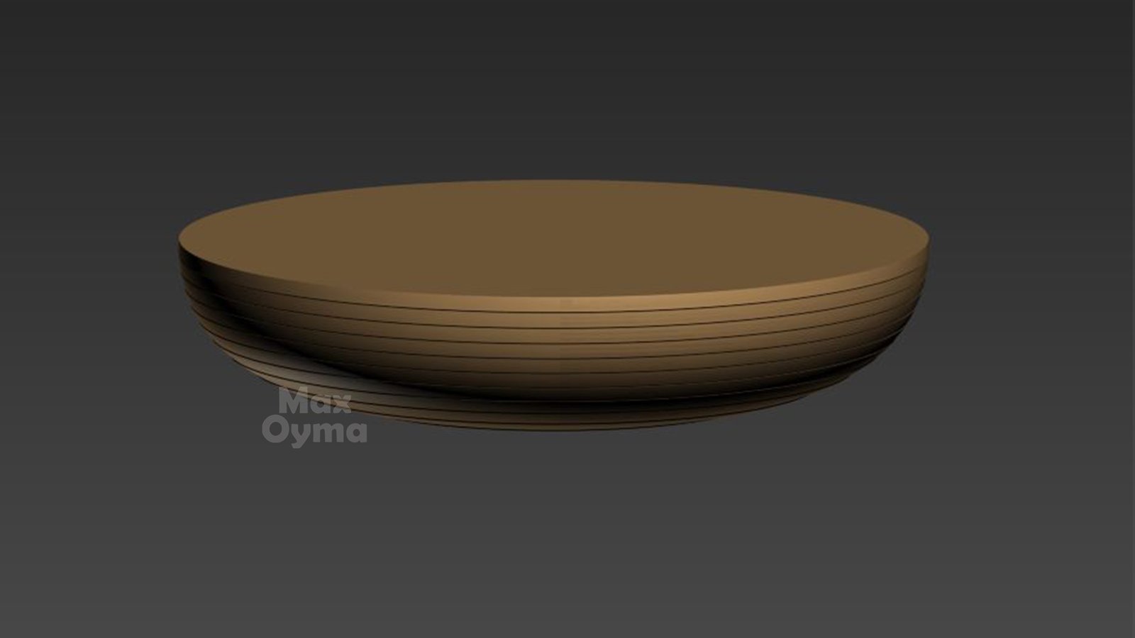Parametric Round Wooden Coffee Table – CNC files for cutting Para (029)