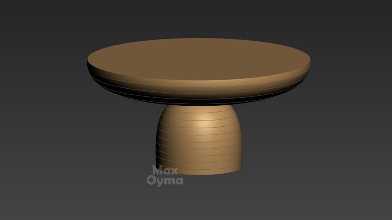 Parametric Round Wooden Bowl Coffee Table – CNC files for cutting Para (031) - Image 5